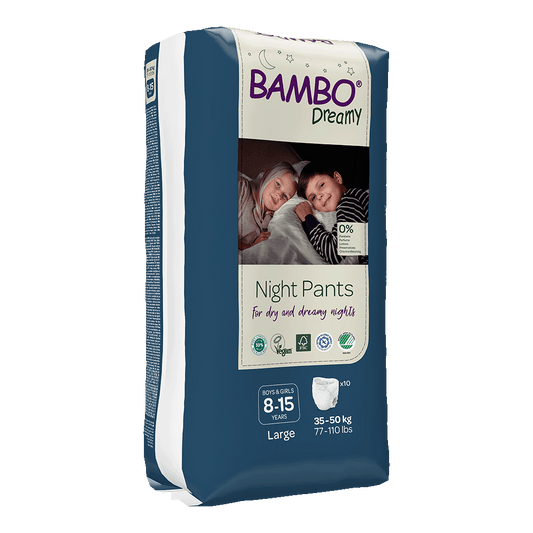 Bambo Dreamy pants para noche L (35-50kg) 10 uds