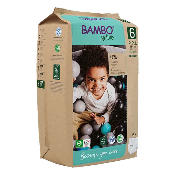 Bambo Nature pants T6 (+18kg) 18 uds