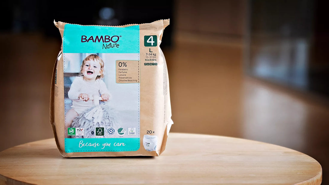 Bolsa de papel reciclable para los pañales Bambo Nature